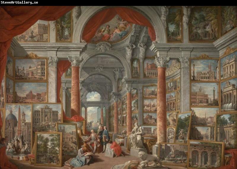 Giovanni Paolo Pannini Picture Gallery with Views of Modern Rome